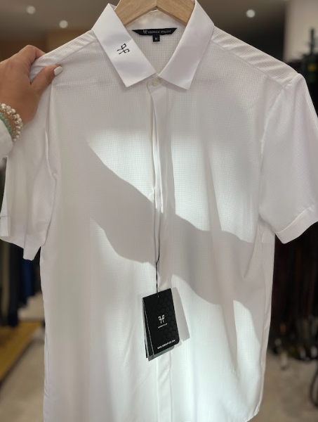 POLO T-SHIRT MEN HORSE PILOT BLANCO